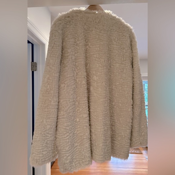 Anthropologie Naomie Faux Fur Coat XL - Picture 4 of 9